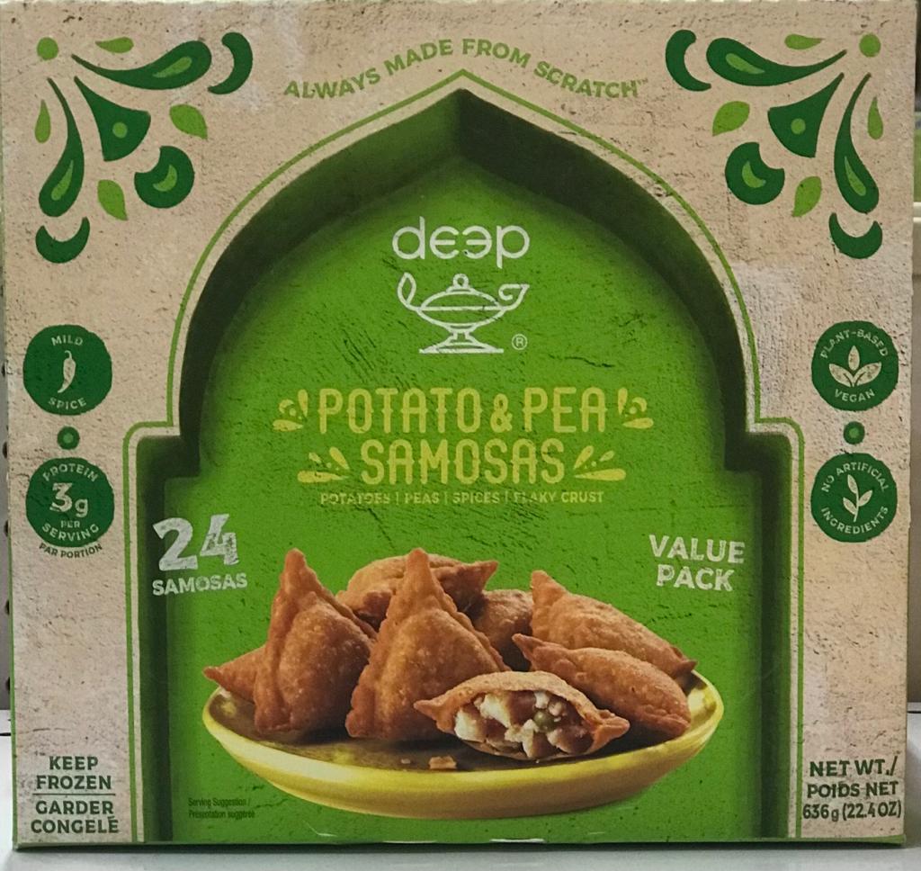 Deep Potato & Peas Samosas