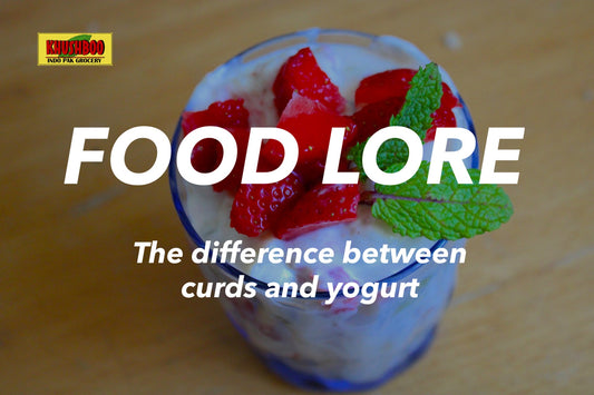 FOOD LORE - The difference  between curds and yogurt