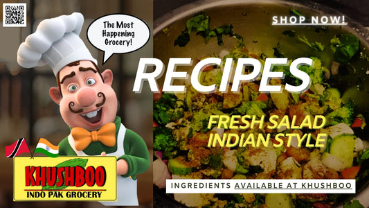 RECIPES - Fresh Salad, Indian Style