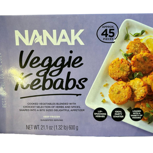 Nanak Veggie Kebabs, 600g