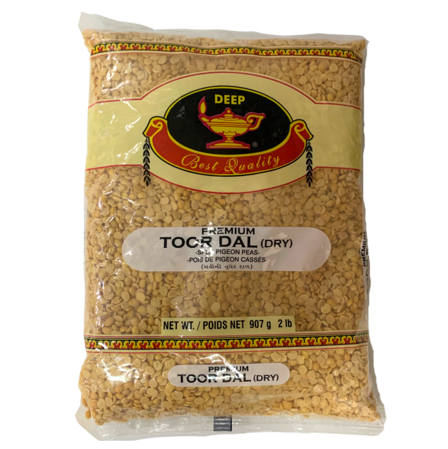 Deep Premium Toor Dal (dry), 2 Lbs