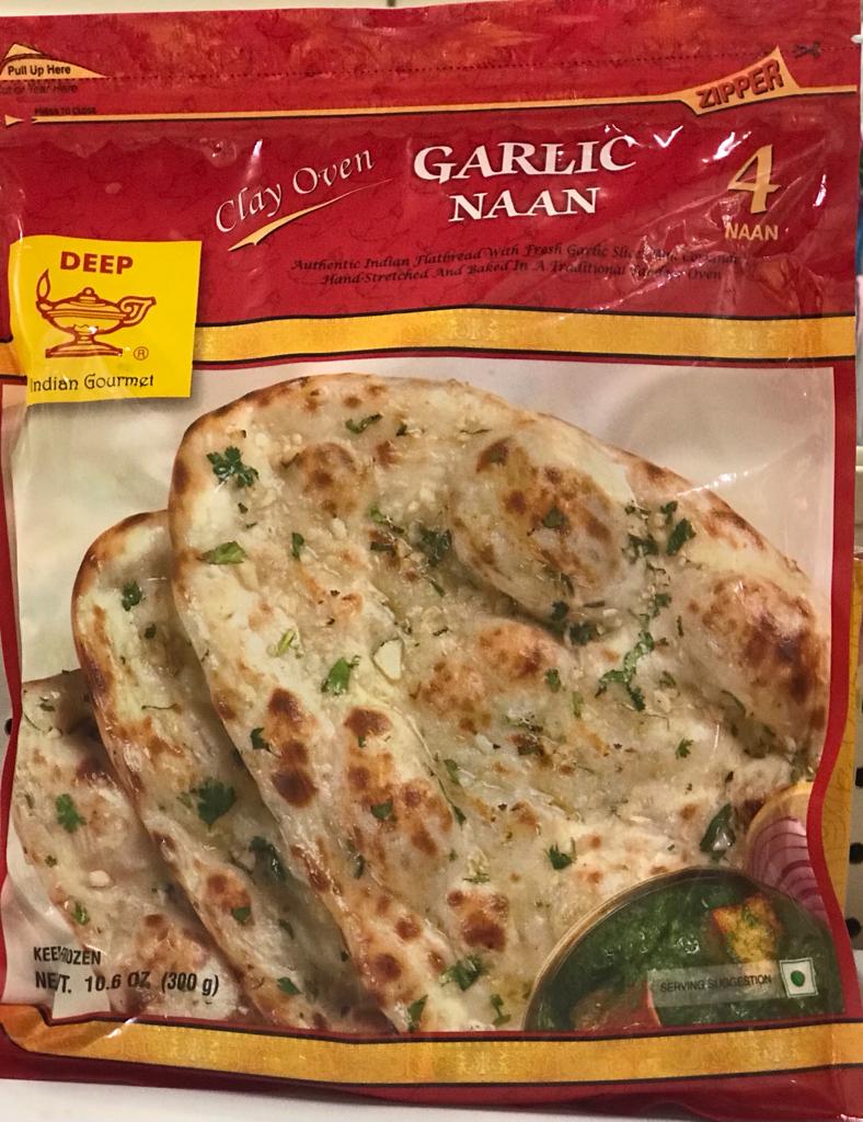 Deep Garlic Naan