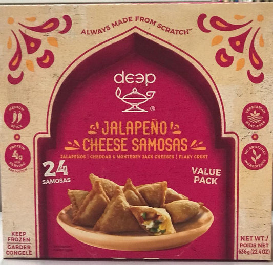 Deep Jalapeno Cheese Samosas