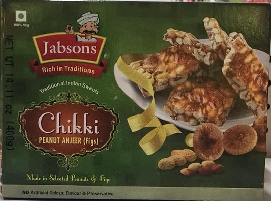 Jabsons Chikki Peanut Anjeer 400g