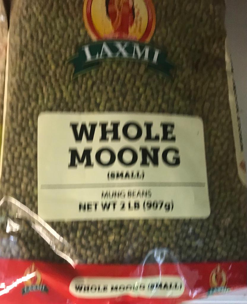 Laxmi Whole Moong 2 Lbs