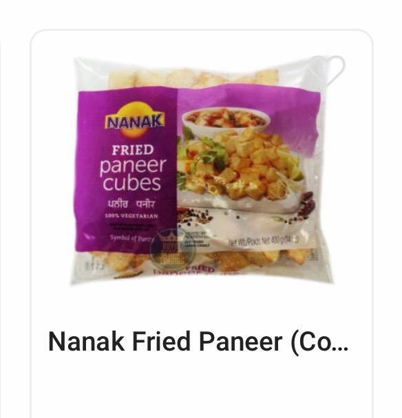 Nanak Fried Paneer Cubes 400g