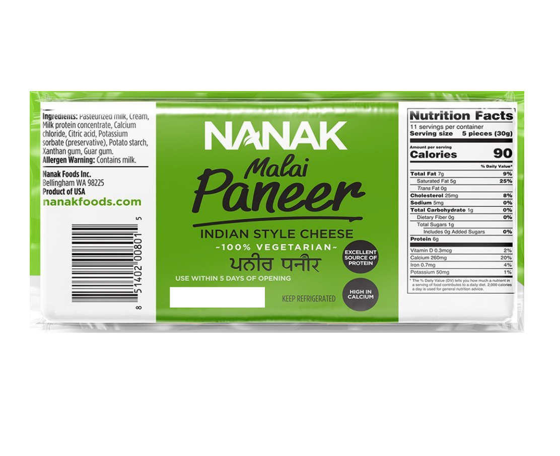 Nanak Malai Paneer 400g